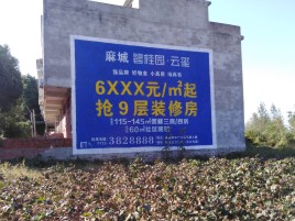 罗城墙体广告的好处