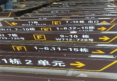 罗城广告标识中，常见的几种安装方式。