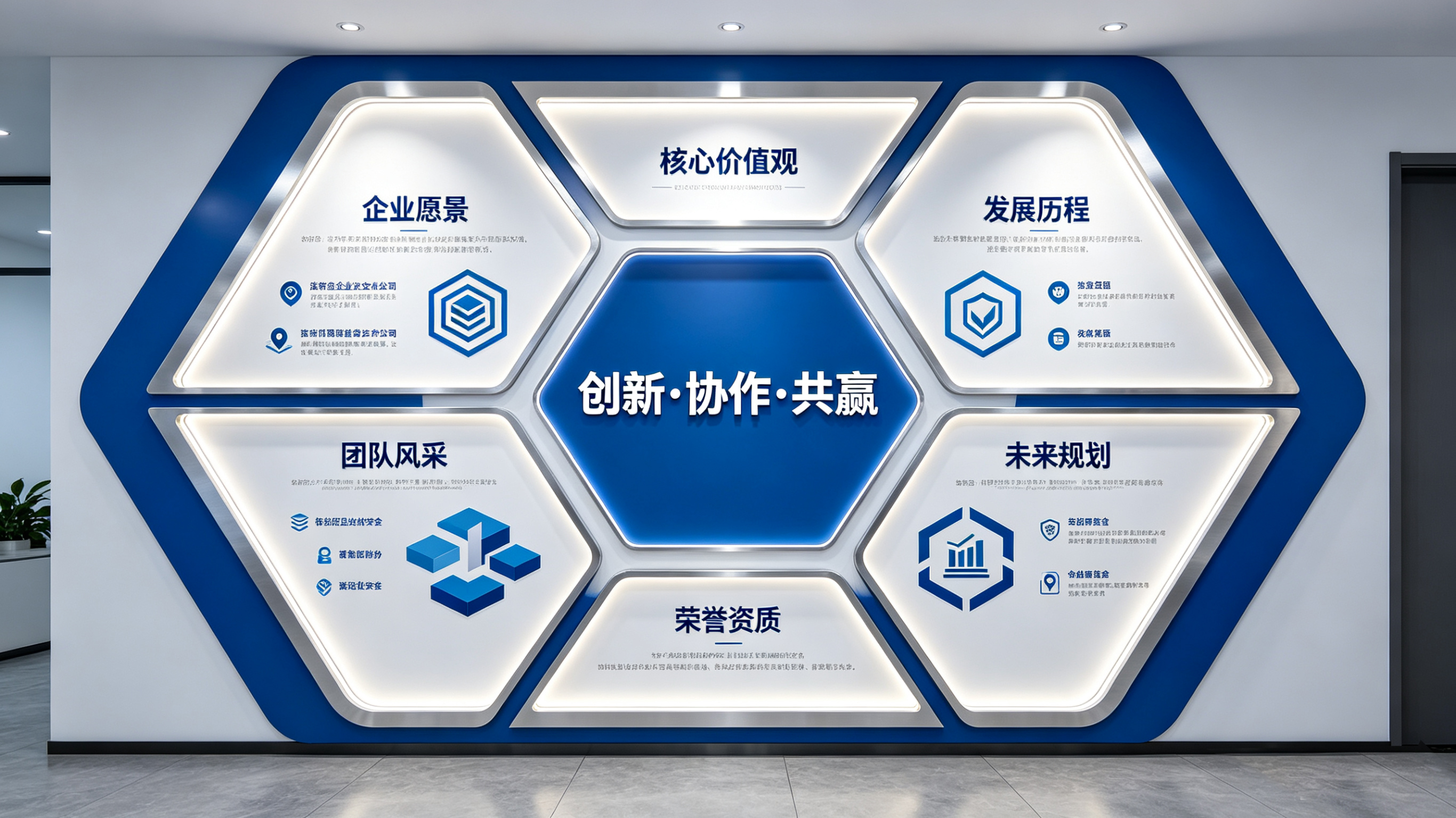 罗城企业文化墙六边形避坑指南（新手常犯5个错误）